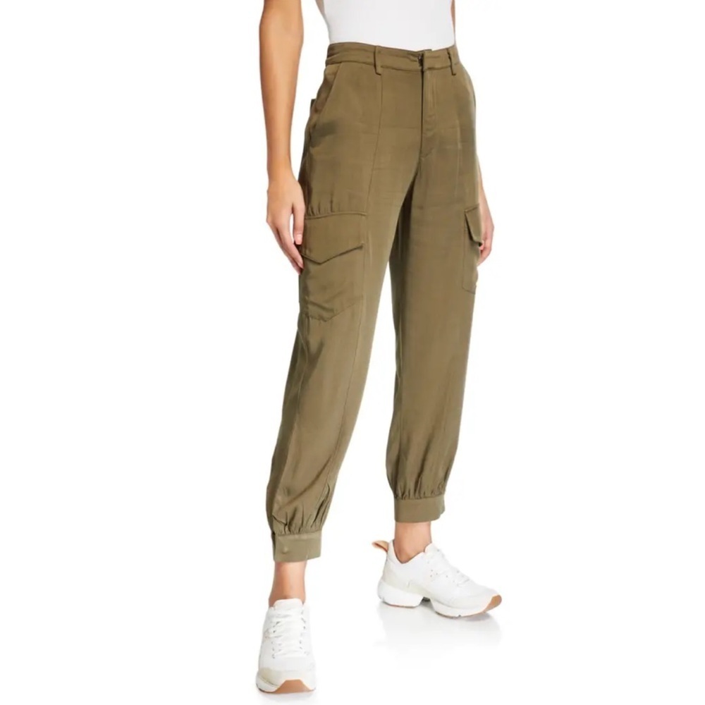 Etienne Marcel Zipper-Bottomed Relaxed Cargo Pants